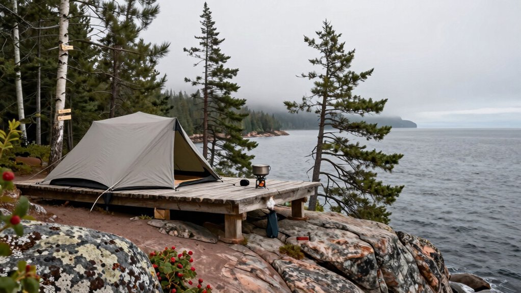 backpacking on superior trail silence endured
