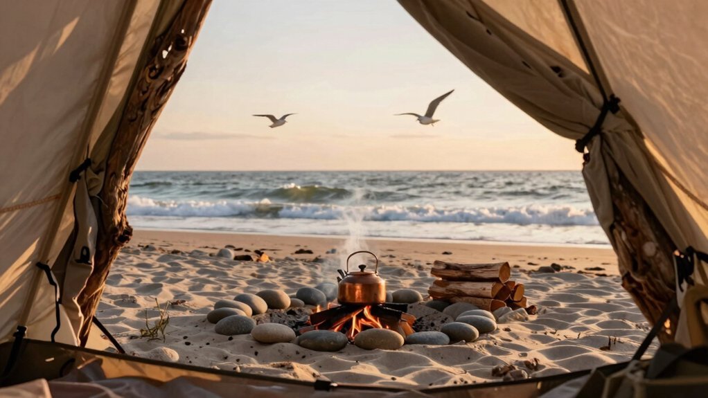beach camping spots bookable now