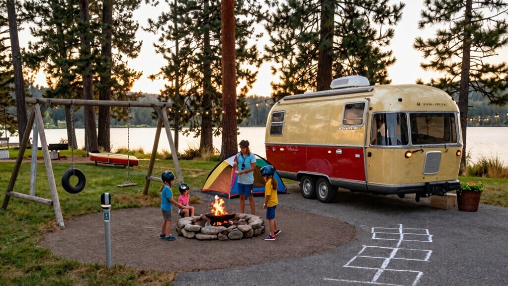 family friendly koa playground paradise