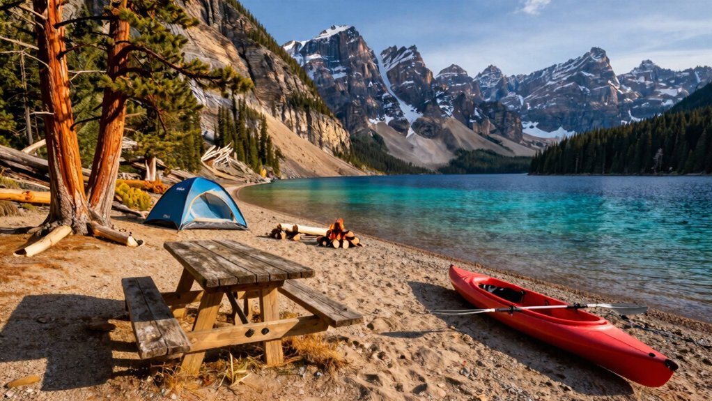 fields point affordable lakeside camping