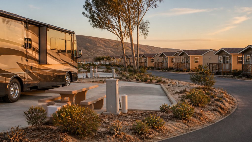 front row rv site costs stingily