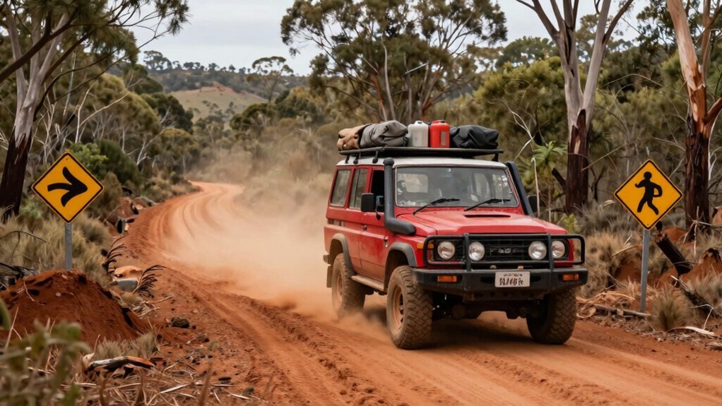gps misdirection red dust unmarked turn
