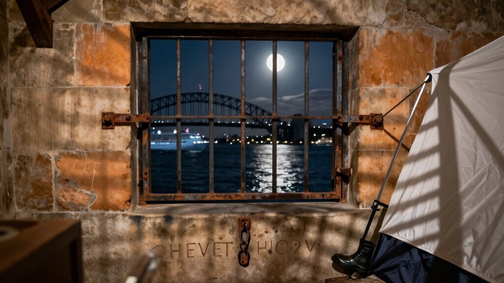 haunted convict era island camping