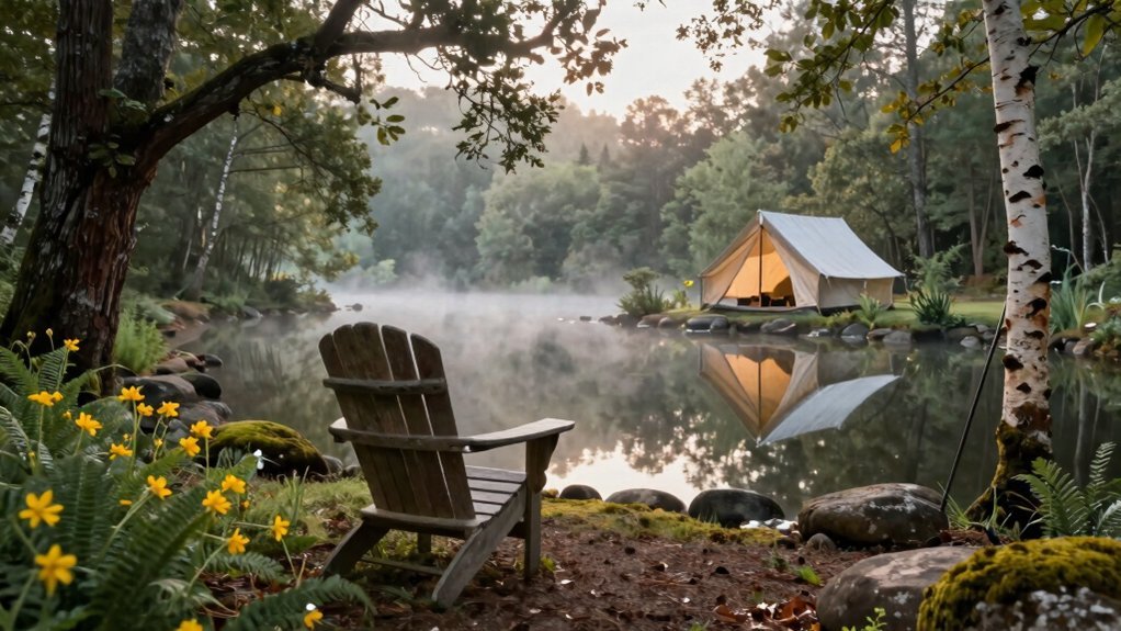 hidden gem berkshires tuesday off season camping