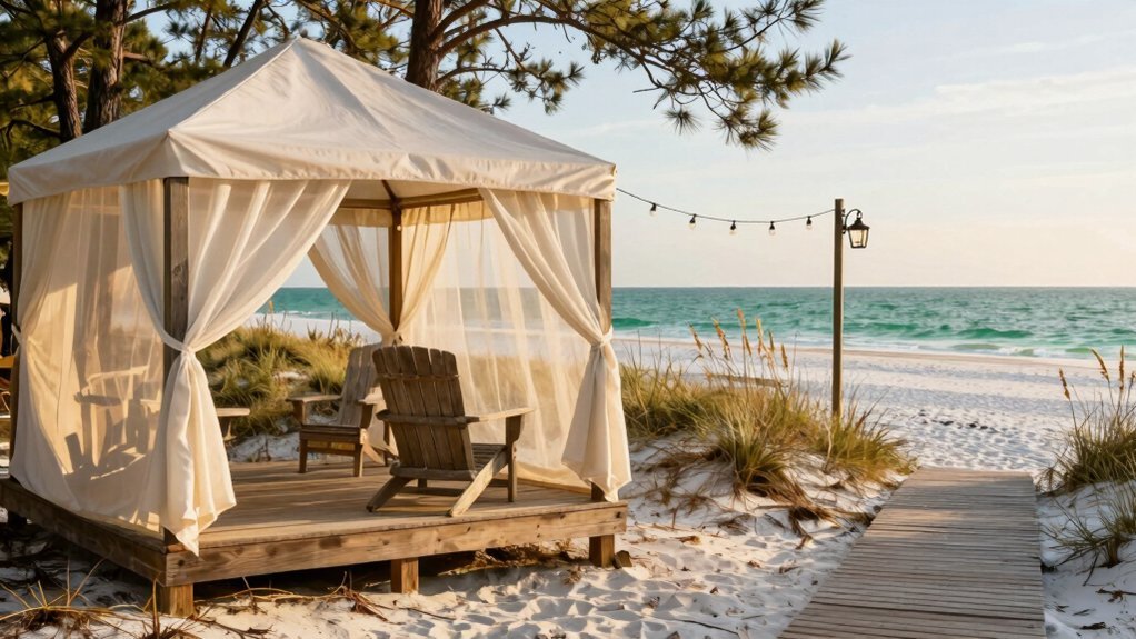 luxury camping crowd free coastline sanctuary