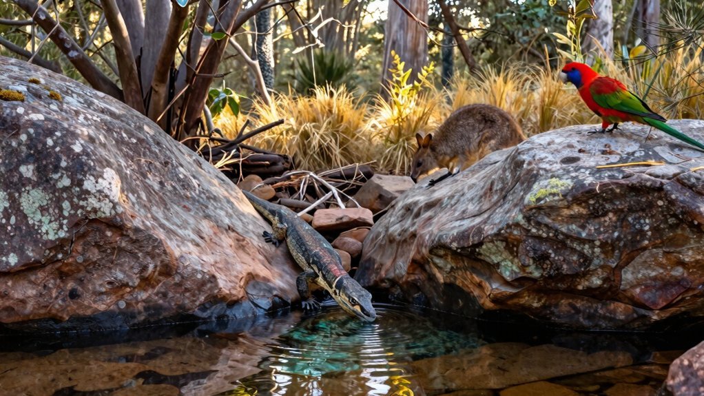 rust dawn wallabies sacred rocks
