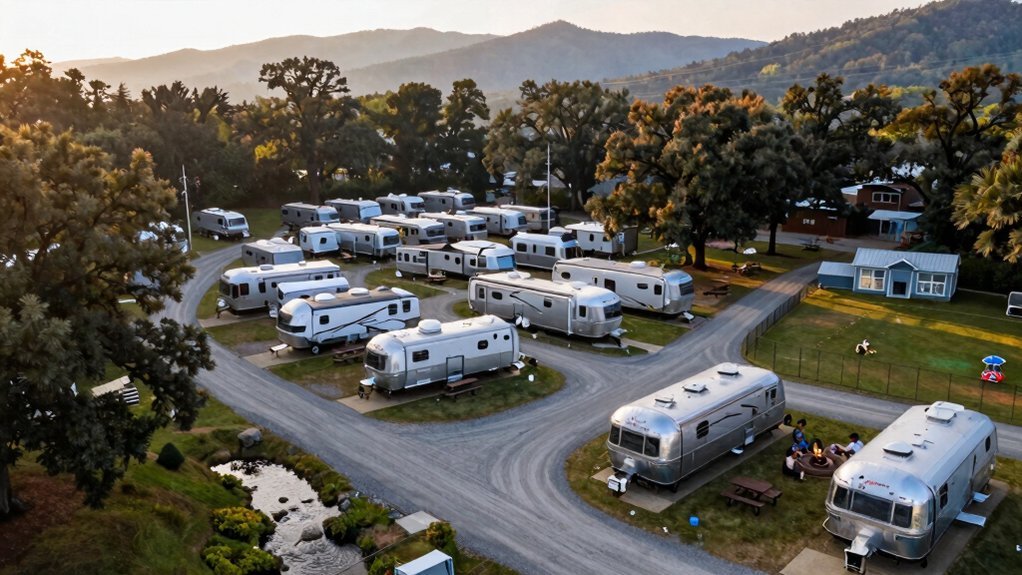 rv friendly hook ups pull throughs