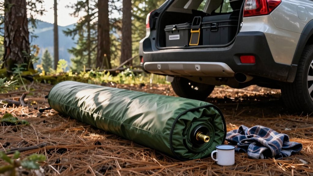 self inflating comfort for car camping