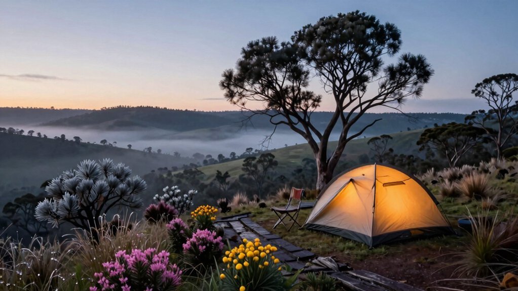 solo camping tranquil sacred escape