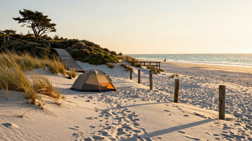 st andrews peaceful beach camping