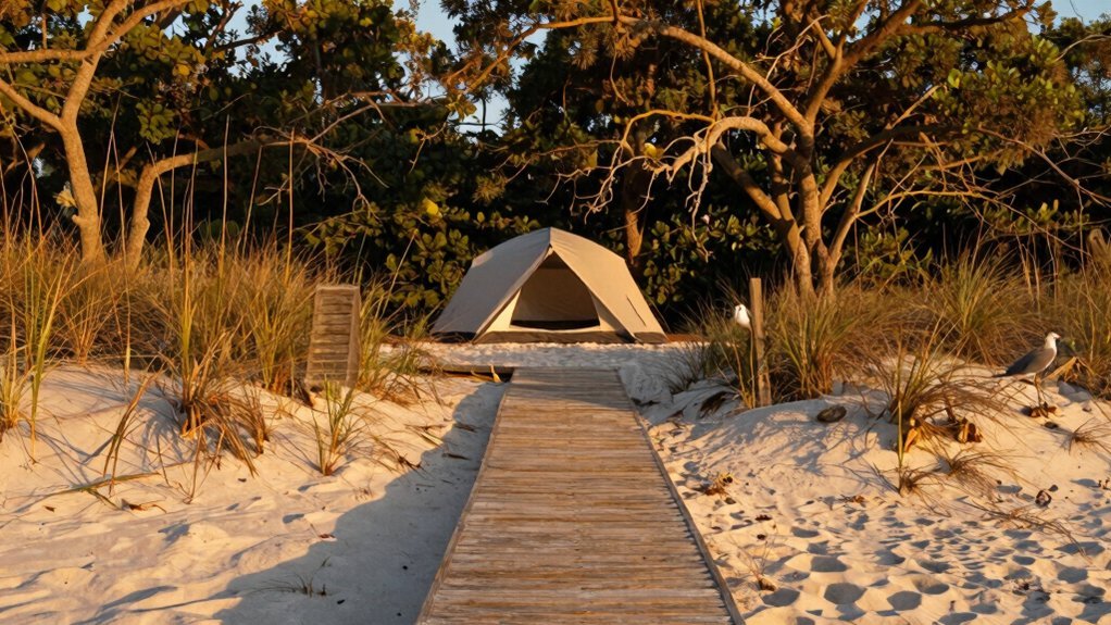 sugar sand shaded campsites nature trails