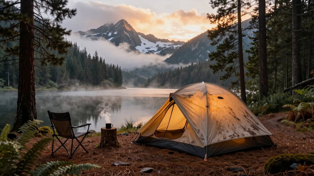 tent only sites quiet creekside solitude