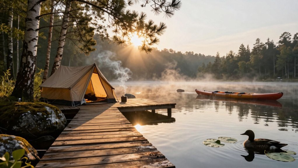 waterfront camping revitalizes souls