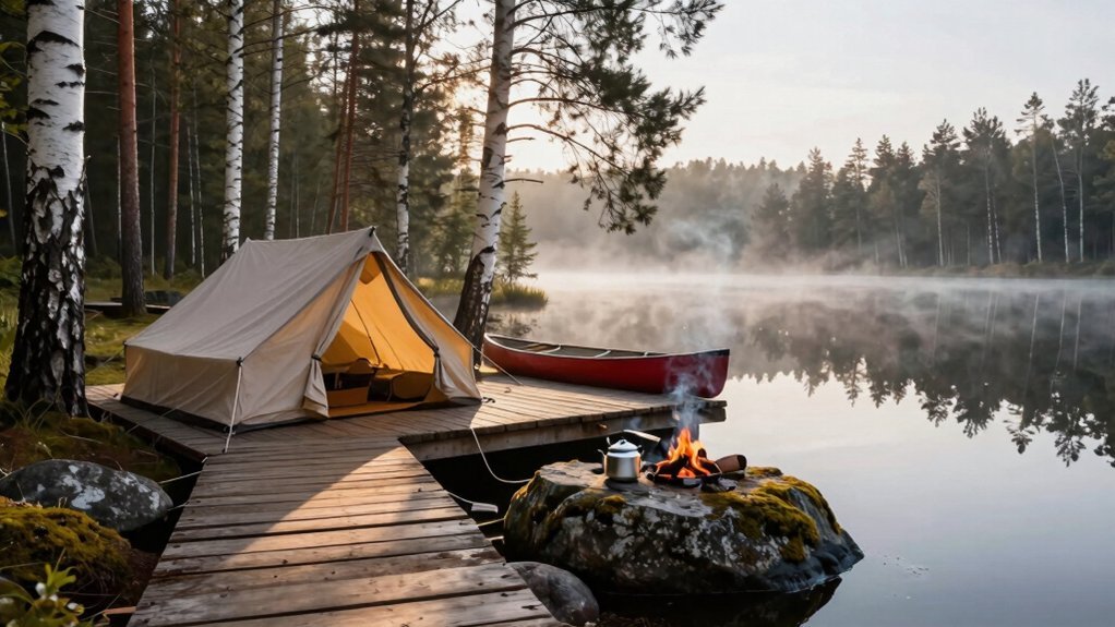 whispering pines lakeside breath relief